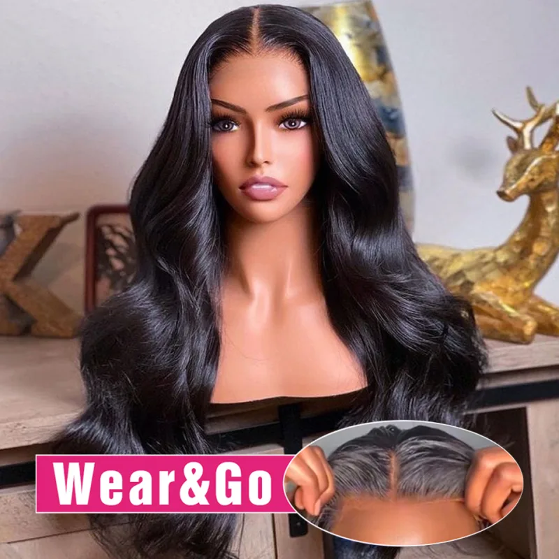 MYLOCKME Body Wave Wig 26+ Inch Brazilian Remy image 1