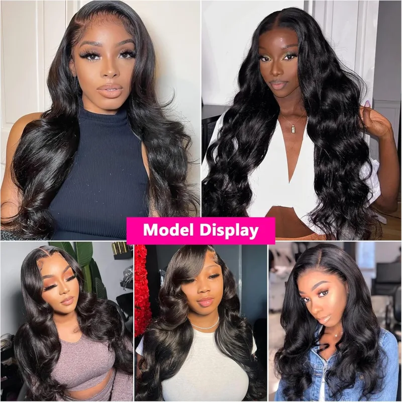 MYLOCKME Body Wave Wig 26+ Inch Brazilian Remy image 6