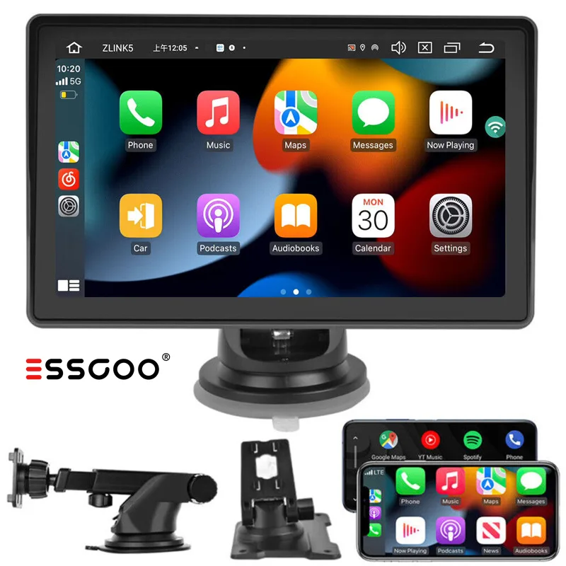 7 Inch Double Din Touch Screen Car Stereo image 1