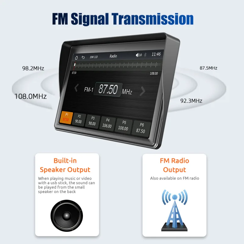 7 Inch Double Din Touch Screen Car Stereo image 6