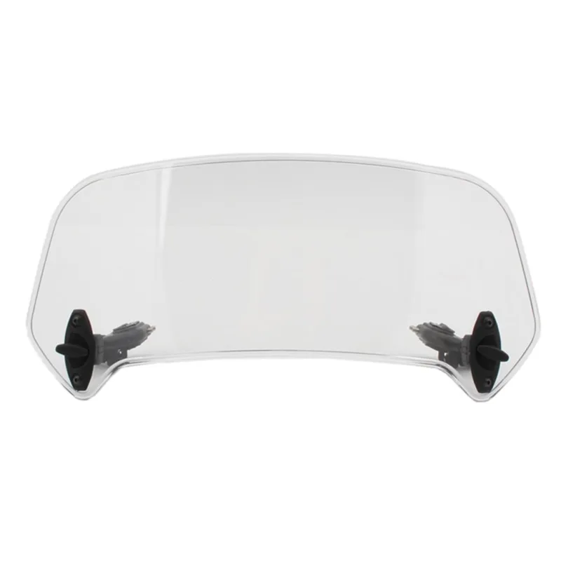 Motor Adjustable Windshield Screen Extension Spoiler Wind Deflector - Clear image 1