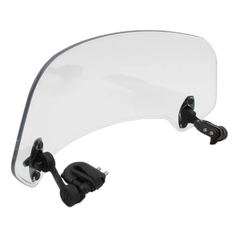 Motor Adjustable Windshield Screen Extension Spoiler Wind Deflector - Clear image 2