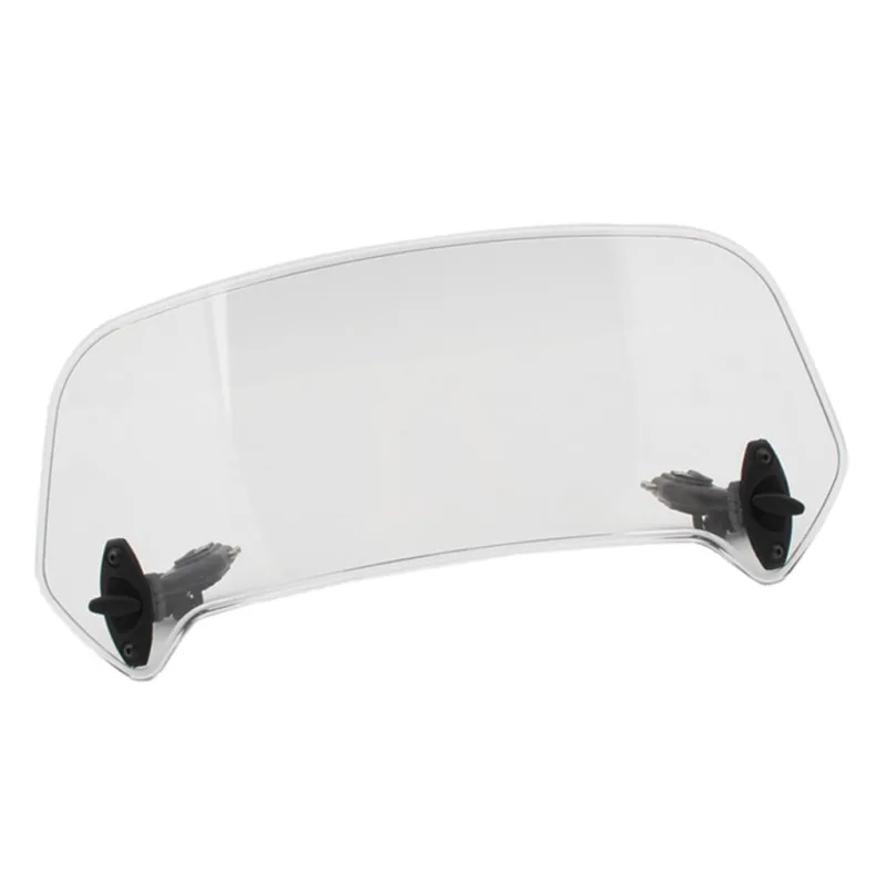 Motor Adjustable Windshield Screen Extension Spoiler Wind Deflector - Clear image 3