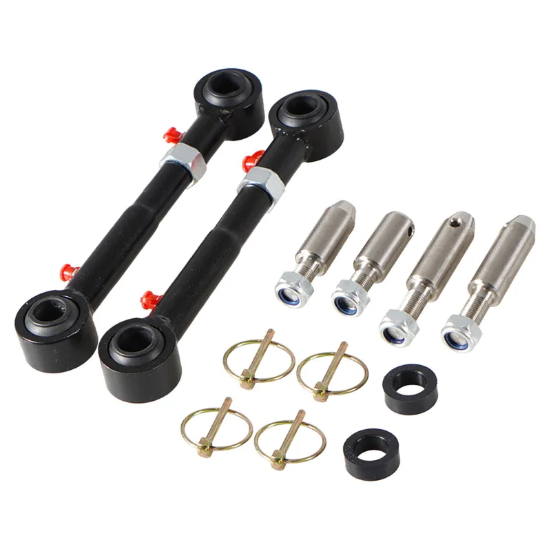 Front Sway Bar Links Disconnects Metal for Jeep JK 2/4 Doors image 1