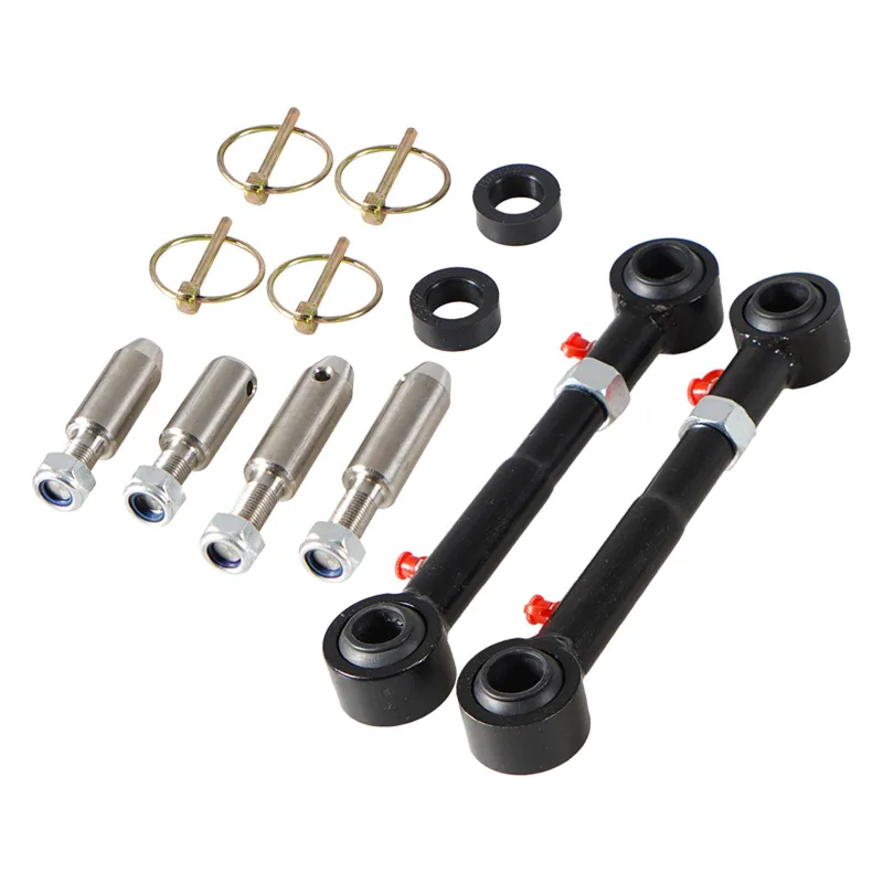 Front Sway Bar Links Disconnects Metal for Jeep JK 2/4 Doors image 3