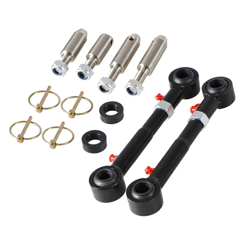Front Sway Bar Links Disconnects Metal for Jeep JK 2/4 Doors image 4
