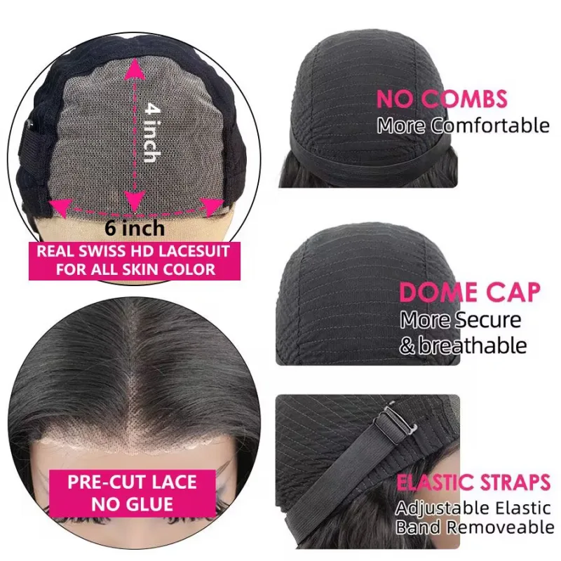 MYLOCKME Remy Human Hair Wig 26+ Inch image 3