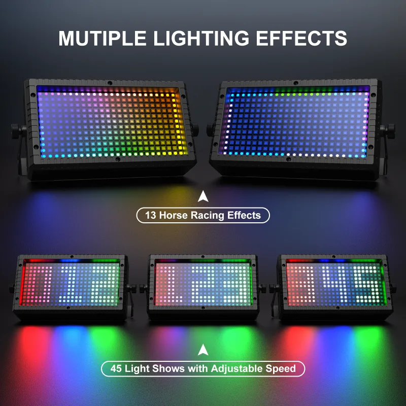 60W Mini LED Strobe RGBW 4in1 Wallwasher Light By DMX512 Auto Sound Remote Master/Slave For Wedding Xmas Birthday Club D image 4