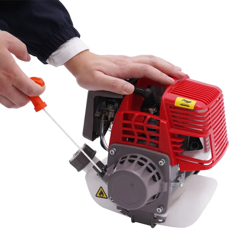 4-Stroke Gasoline Engine, Red, Single Cylinder image 5