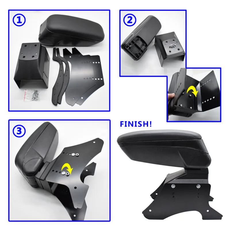 XUKEY Universal Car Armrest Box image 5