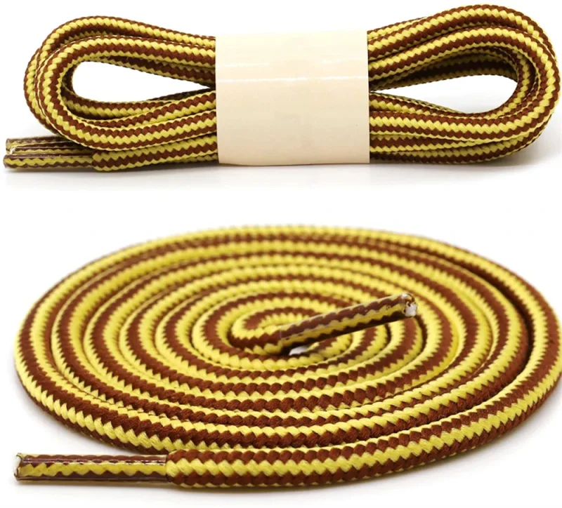 TWO TONE Bootlaces Shoelaces Sneakers Hiking Casual Shoes Work Boot Laces image 5