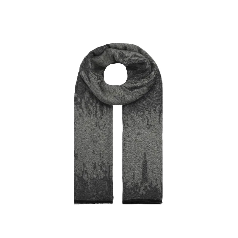 Women Scarf Long Wrap with Paisley Cashew Pattern Winter Warm Check Scarves Shawls Blanket with Tassel Gifts for Ladies  image 3
