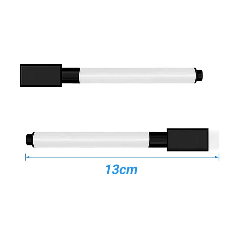 4x Whiteboard Marker Pens With Dry Wipe Erase Pen Eraser Lid au stock image 4