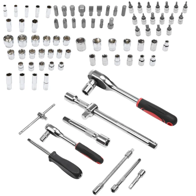94pc 1/2" 1/4" Ratchet Socket Set image 2