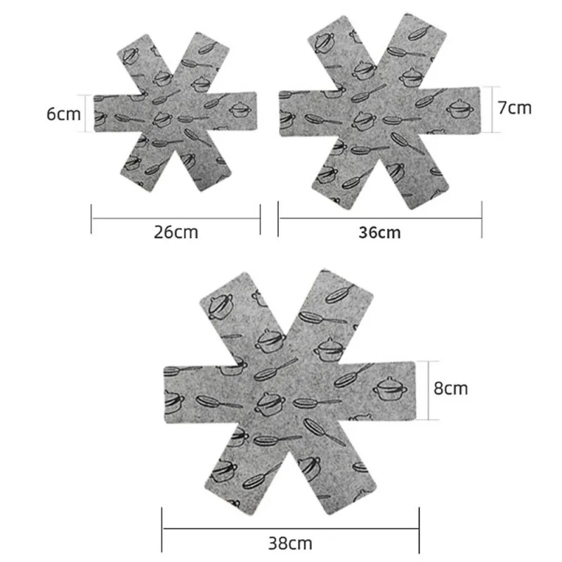 3x Pan Bowls Divider Pads image 6
