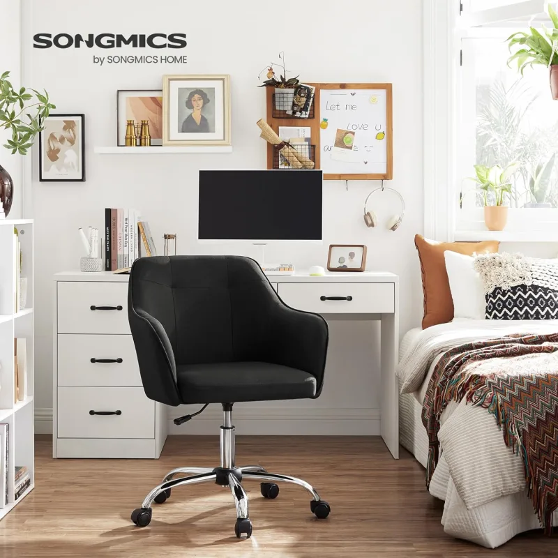 Songmics Swivel Chair, Linen Fabric image 1