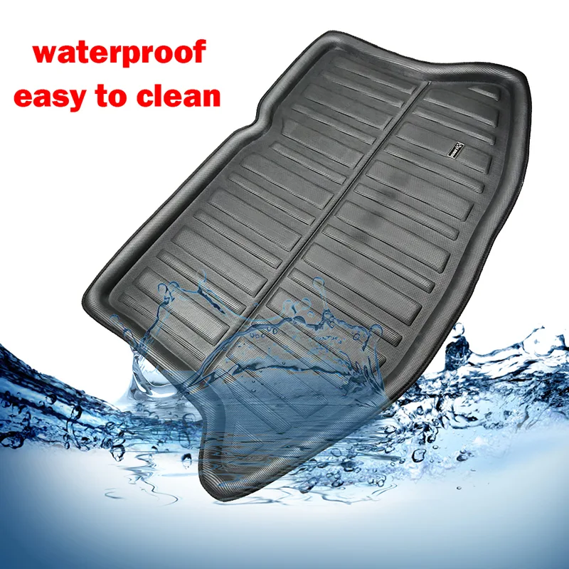 UK Tailored Black Boot Liner Heavy Duty Trunk Mat For Ford Fiesta MK7 2009-2017 image 3