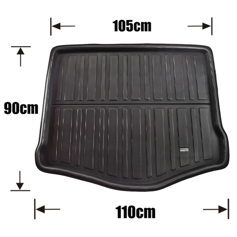 Rear Trunk Cargo Liner For Ford Focus 2012-2018 Hatch Boot Mat Floor Tray Carpet image 6