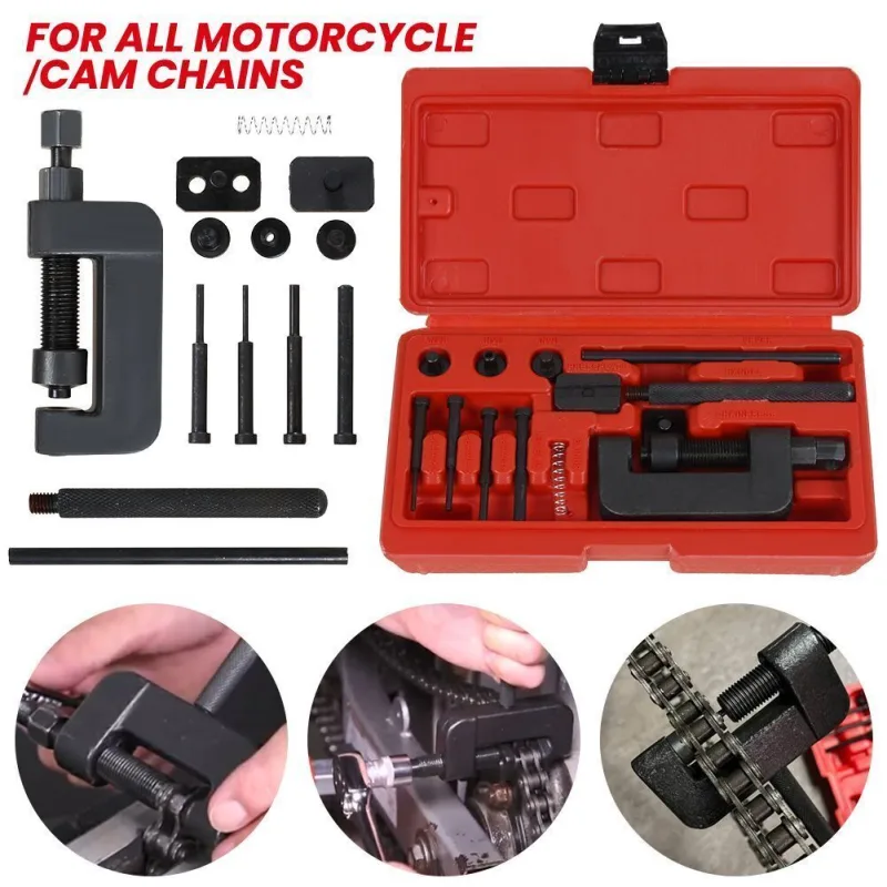 13-Piece Motorcycle Chain Breaker Kit image 1