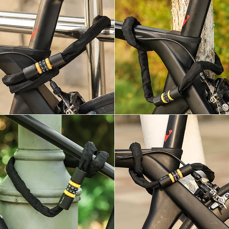 West Biking 85cm Steel Bicycle Chain Lock image 6