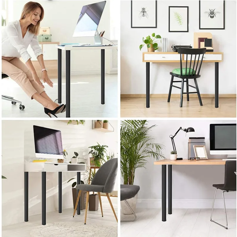 Adjustable Table Leg Metal 71-110cm Furniture Legs Lift Table Feet DIY Home Bench Dining Desk Coffee Table Feet Accessor image 3