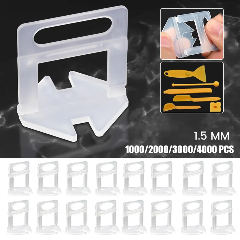 1000pc Tile Leveler Kit image 1