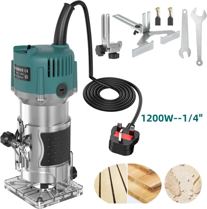 2 Batteries 8'' 4000W Mini Cordless Chainsaw Electric One-Hand Saw Wood Cutter image 1