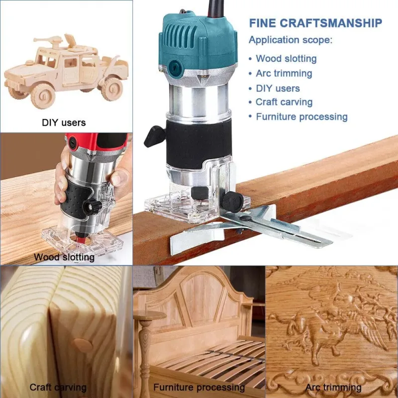 2 Batteries 8'' 4000W Mini Cordless Chainsaw Electric One-Hand Saw Wood Cutter image 4
