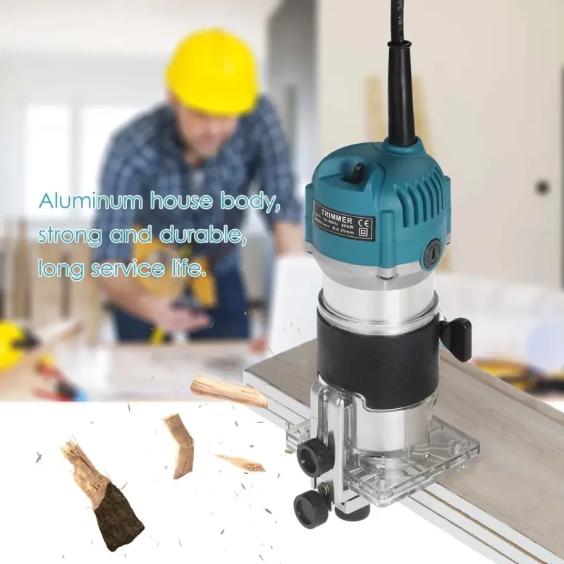 2 Batteries 8'' 4000W Mini Cordless Chainsaw Electric One-Hand Saw Wood Cutter image 5