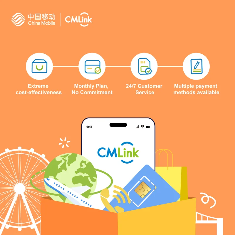 CMLink UK Sim Card Unlimited Date Shared 20GB Roaming Unlimited Local Calls&Texts Monthly Plan for￡24 image 4