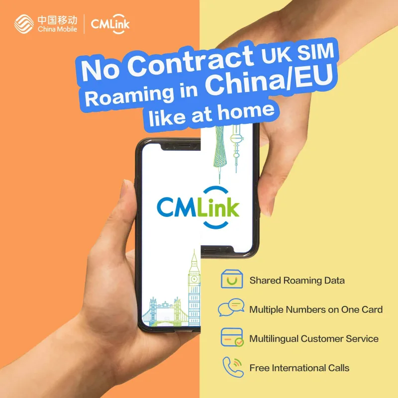 CMLink UK Sim Card Unlimited Date Shared 20GB Roaming Unlimited Local Calls&Texts Monthly Plan for￡24 image 5