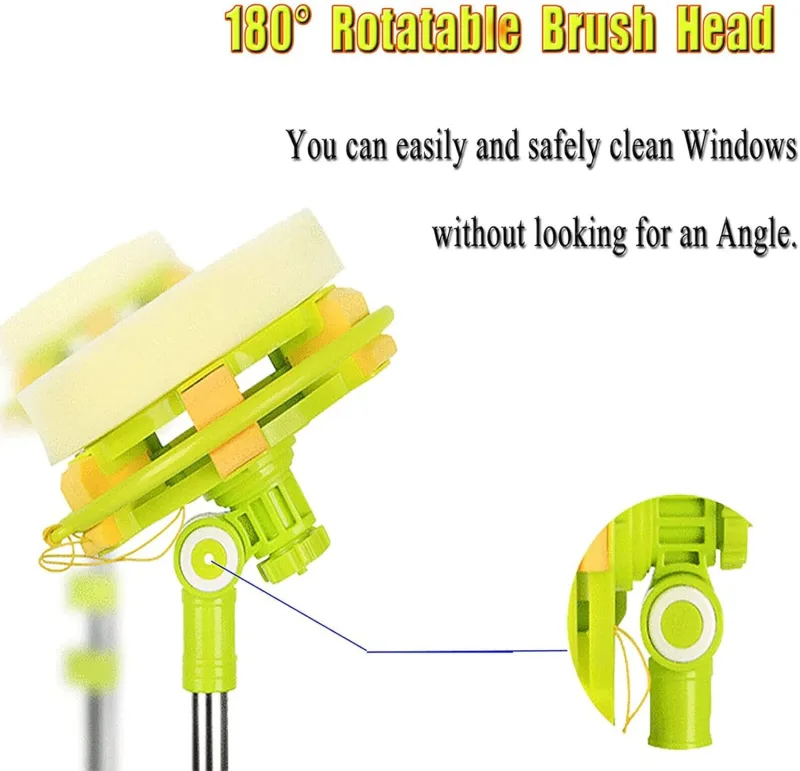 2 in 1 Window Cleaning Tool Telescopic Handle image 3
