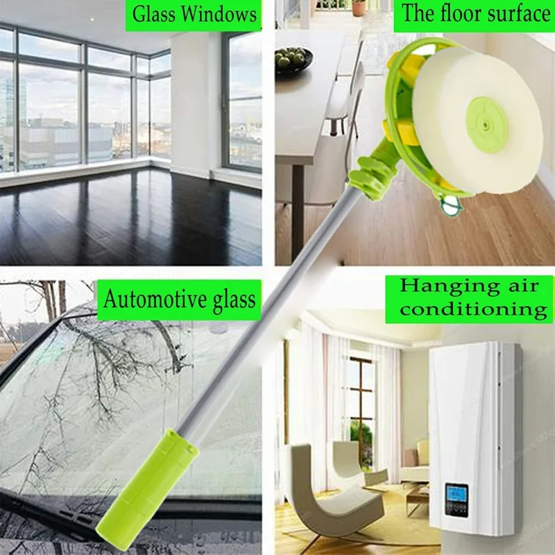 2 in 1 Window Cleaning Tool Telescopic Handle image 4