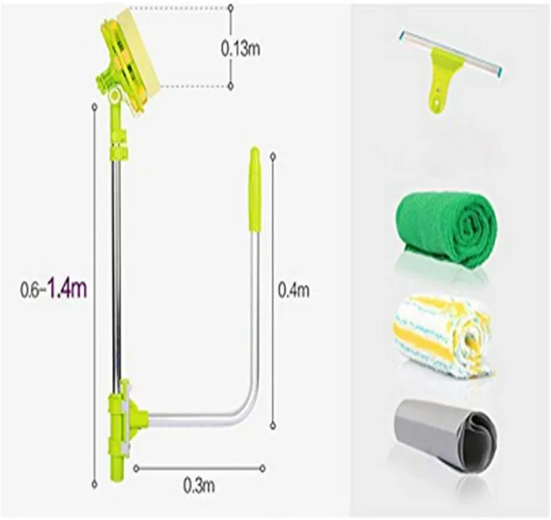 2 in 1 Window Cleaning Tool Telescopic Handle image 6
