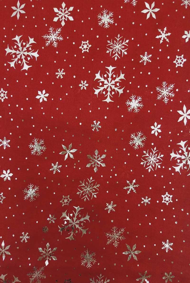 Women's Snowflake Print Scarf - Jazz Pose image 4