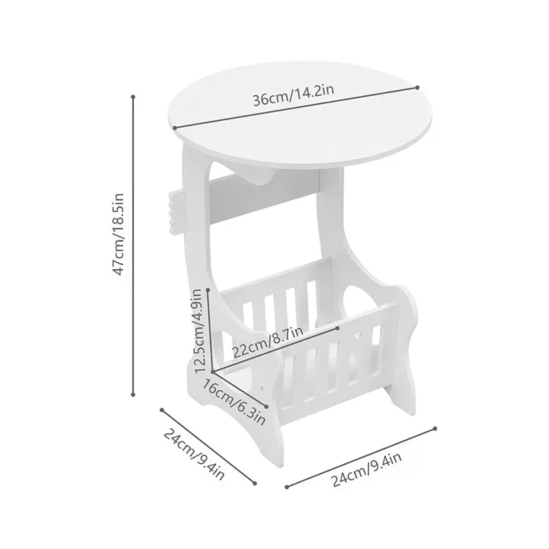 Modern Mini Round Coffee Table image 6