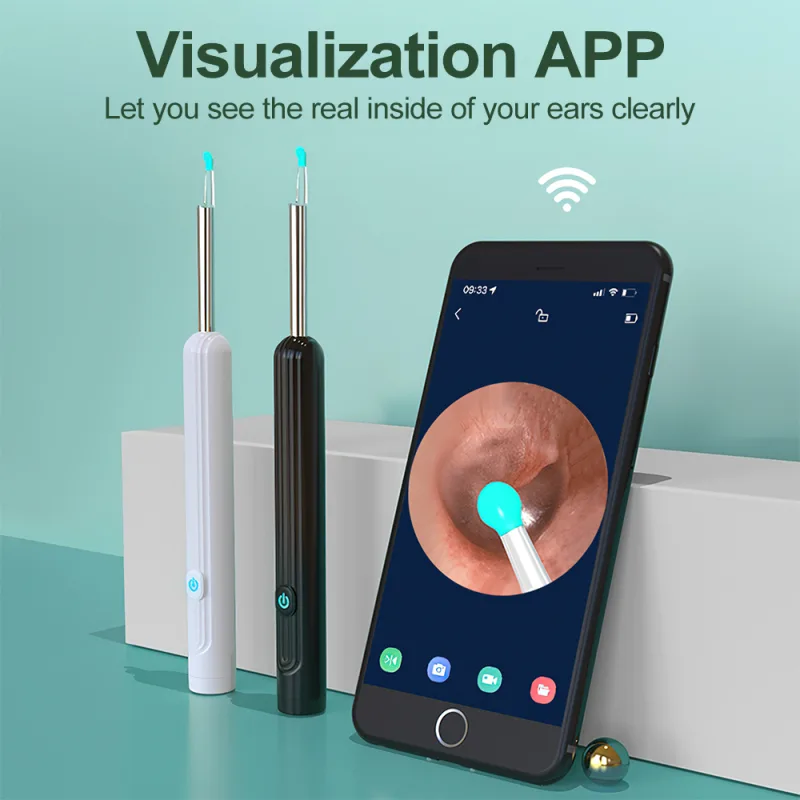 Rechargeable Ear Cleaner with HD Screen Camera image 1