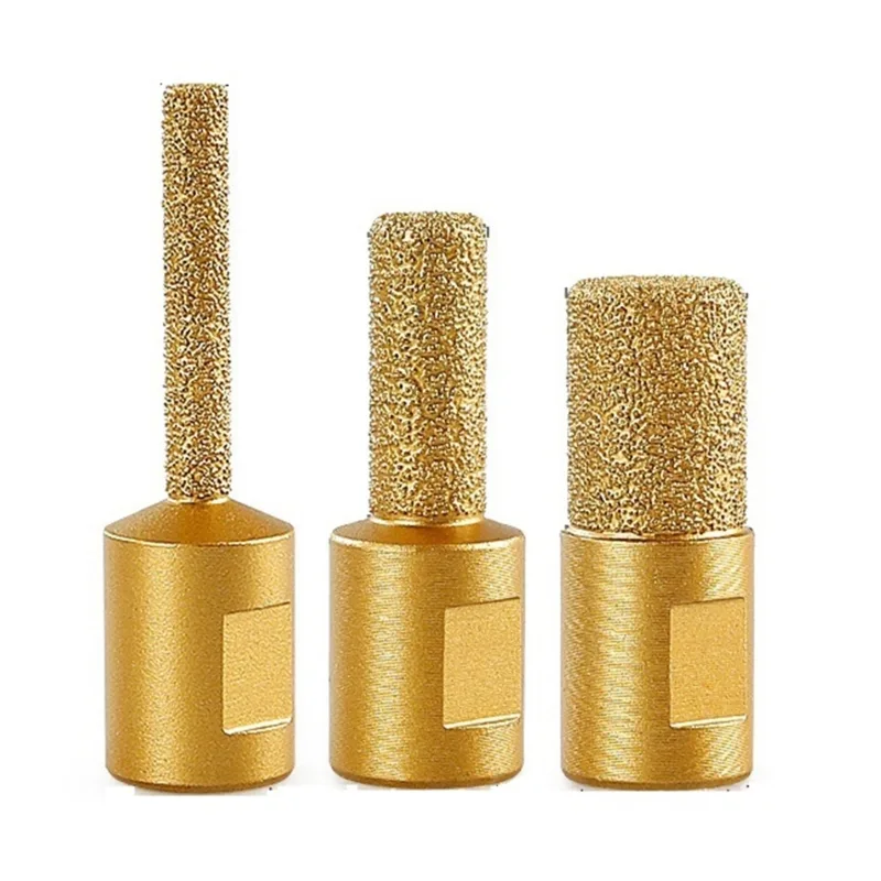 Round Shank Vacuum Brazed Burr Rotary Grinding Head for Angle Grinder, High Efficiency Edges Trimming and Grooving Tool  image 3