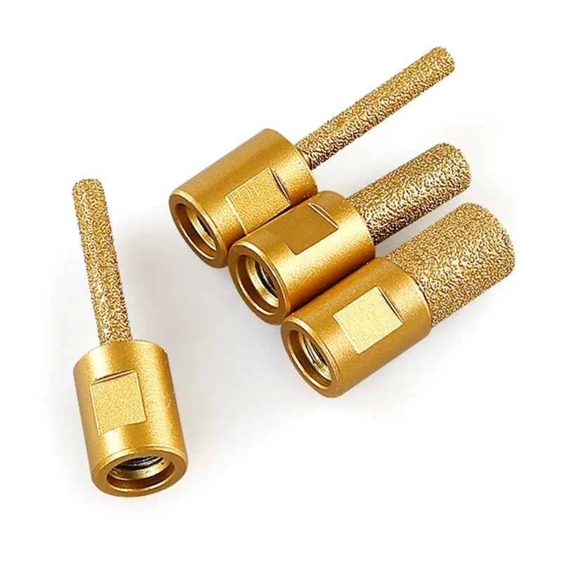 Round Shank Vacuum Brazed Burr Rotary Grinding Head for Angle Grinder, High Efficiency Edges Trimming and Grooving Tool  image 4