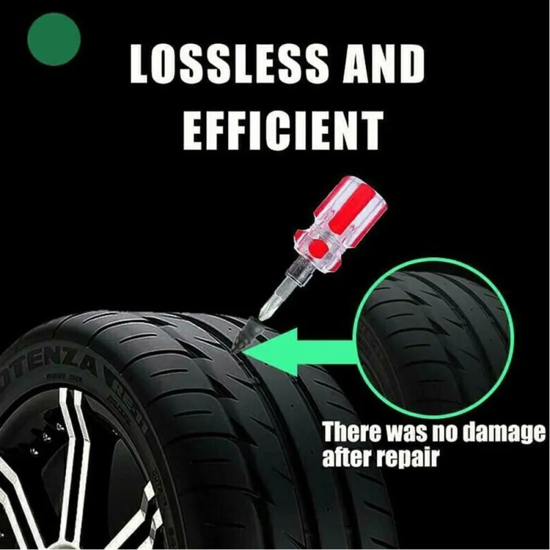 Tire Repair Screw in Rubber Plug Nail Car Tyre Puncture Repair Kit Off-Road Tire image 2