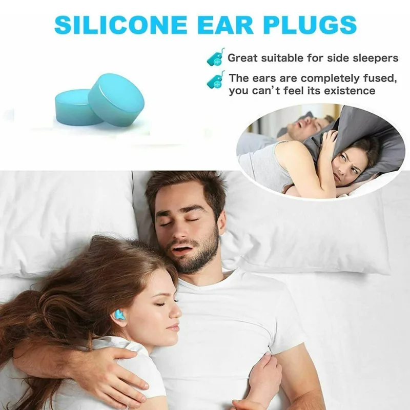 30pcs Soft Silicone Ear Plugs Comfortable Adjustable Sleep Anti Snore Moldable image 4