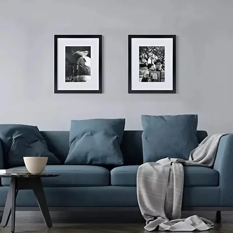 Versatile photo frames in different sizes, suitable for wall or table display, modern design, suitable for home (Black) image 6