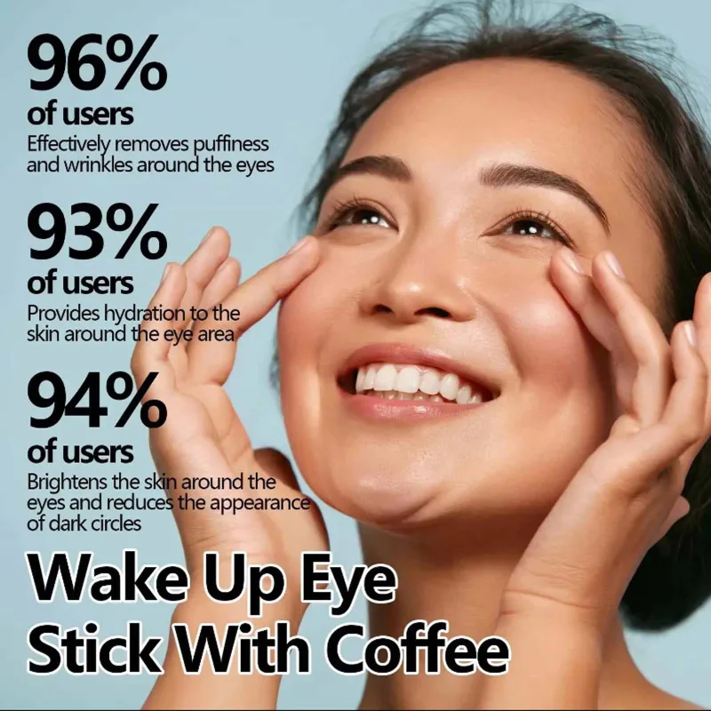 Snail Eye Cream Stick Collagen Fade Fine Lines Wrinkle Lightening Dark Circles Firming Eye Bags Puffiness Moisturizing E image 4