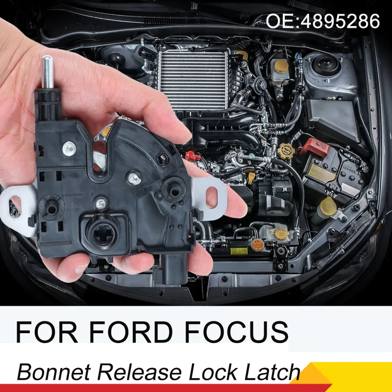 Car Bonnet Latch Mechanism for Ford Focus Kuga image 1