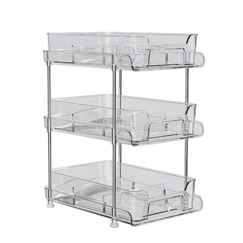 3-Tier Makeup Storage Drawer Organiser image 6