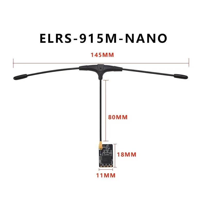 ELRS 915MHz / 2.4GHz NANO ExpressLRS Receiver With T type Antenna Support Wifi Upgrade for RC FPV Traversing Drones Parts detail 2