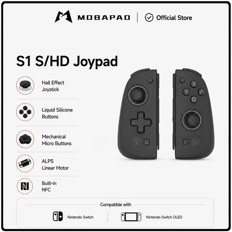MOBAPAD S1 HD / S1 S Controller For Nintendo Switch OLED Joypad with Hall Joystick Console for Switch NS OLED Gamepad - image 1