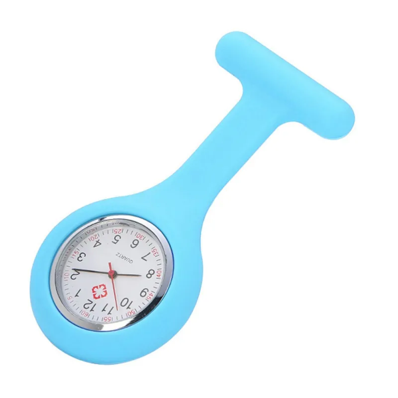 New Small And Exquisite Silicone Pocket Watch With Brooch Fixed Watch Strap And Free Battery Nurse Pocket Watch Pocket Gifts - image 5
