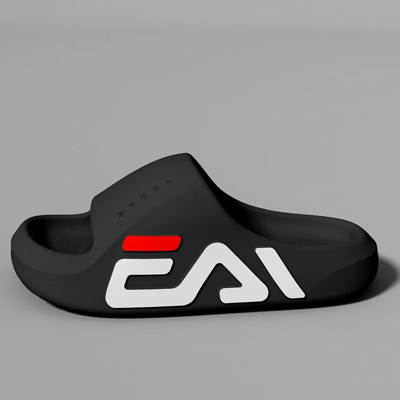 Extra-thick Sole Men Soft Air Cushion Casual Slippers EVA Sandals Fashion Flip Flops Outdoor Summer Seaside Beach Shoes - image 5
