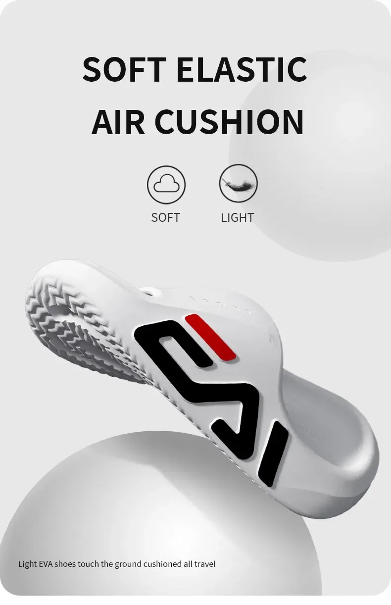 Extra-thick Sole Men Soft Air Cushion Casual Slippers EVA Sandals Fashion Flip Flops Outdoor Summer Seaside Beach Shoes detail 6
